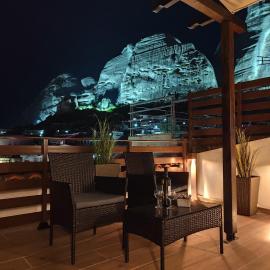 Meteora Gold and Glass Loft