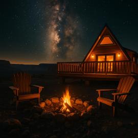 Grand Canyon A-Frame Hot-tub & Sauna, hôtel à Williams