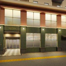 Hotel Cross Base Tosu Station, hotell i Tosu