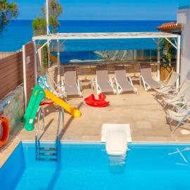 Thalassa Beachfront Villa with private pool