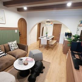 The Shantipan Lotus - Cozy 2BR Family Stay 400m from BTS Station