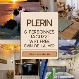 Gite Au Charme des Iris, hotel en Plérin