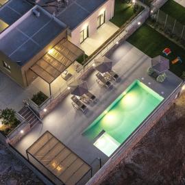 Cretan Aether Hideaway with Private Pool، فندق في Roumelí