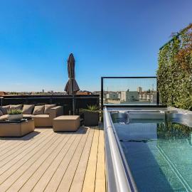 Apartment am KuDamm mit Dachterrasse, Pool und Sauna