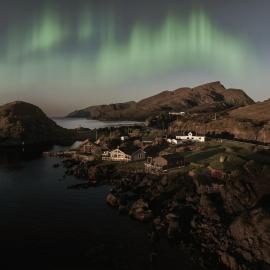 Nappsholmen seaview - northern lights cabin Lofoten, hotel di Napp