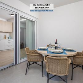 Angelika's white blue holiday home