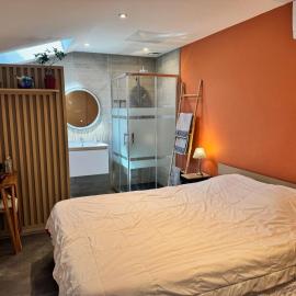 Parenthèse idéale Chambre O double face dans villa face mer à Carnac, hotel in Carnac
