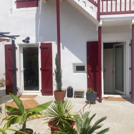 Studio with large private courtyard