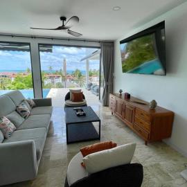Sea View Jaccuzi Pool Villa Near the Beach Sunset