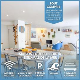 La Flibuste, Vue Mer, Plage à Pied & Parking, хотел в Плеран