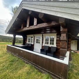 Modern Log Cabin in Peaceful Surroundings
