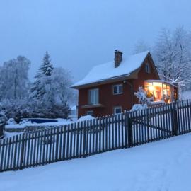 House in the foothills of the Ore Mountains RÁJOV