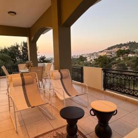 Nature spacious apt, 2km from Chania old town, private parking