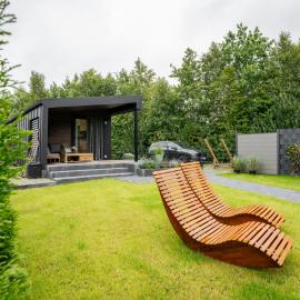 Natursee-Chalet,Spa mit Hot Tub,Jacuzzi&Sauna gg Gebühr Ponyhof,angeln