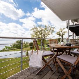Sassnitz - Kamin, Meerblick, Sauna, Fitness - FeWo Strandfrieden, hotel Sassnitzban