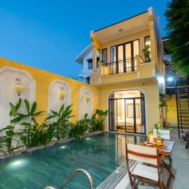 Hoi An Town Villa With Rice Field View