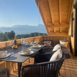 See & Bergblick I Sauna im Badezimmer I Parkplatz, hotel sa Rieden