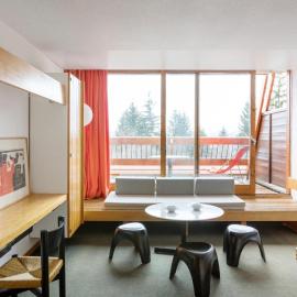 Arc 1600 - 2 pièces ouvert, 4 personnes, signé Charlotte Perriand, hotel Arc 1600-ban