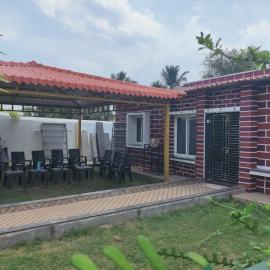 Sivarama garden resort AC10 BHK &1 non ac BHK 33 pex &AC living hall 50 pex setting capacity&17 pex night stay ,kitty party's & functions , Born fair, BBQ, kichan swimming pool & net criket turf ,settle, tennis, near bheemili beach vishakhapatnam