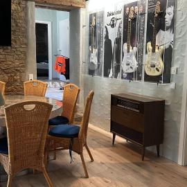 Backstage, stylische Unterkunft mit Whirlpool