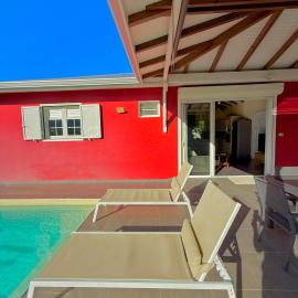Villa SAADA cosy avec piscine, jacuzzi et sauna, hotel in Le Vauclin