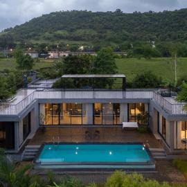 StayVista's Villa Meer - Lakeview Villa with Spacious Pool & Terrace for Stargazing