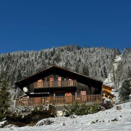 Charming, cosy chalet nestled in a breathtaking surrounding with spectacular, stunning mountain views, hotel in La Chapelle-dʼAbondance