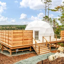 Nalu Retreat Glamping Domes, hotell i Porters Lake