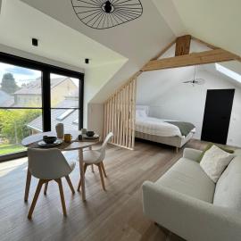 Aubéart-studio cosy pour duo, hotel 