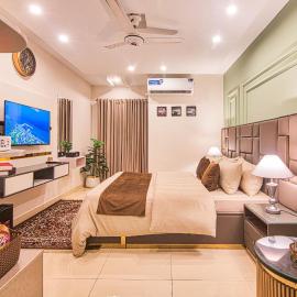 HK Retreat Designer Luxury Apartment Near Airport In Faisal Town Islamabad