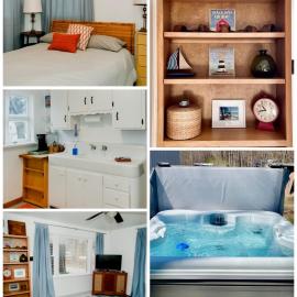 Hazelhurst에 위치한 호텔 Cottage Apartment by Lake MI w private Hot Tub!