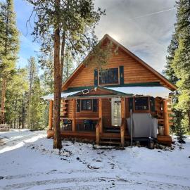 Viesnīca Mountain Log Home-Among Lodgepole Pines pilsētā Līdvila