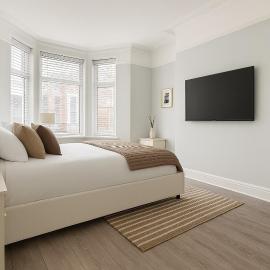 Viesnīca Liverpool Escape - 5 min walk to LFC Stadium, Sleeps 8, free parking, newly renovated home Liverpūlē
