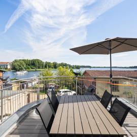 Ferienhaus Wasserblick in der Inselstadt Malchow, hotel u gradu 'Malchow'