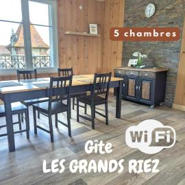 Les Grands Riez - logement à la campagne, hotel u gradu Guny