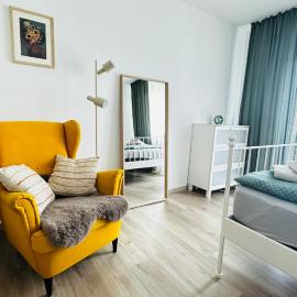 Zentrales und gemütliches Apartment in Passau mit Balkon,Badewanne und Parkplatz