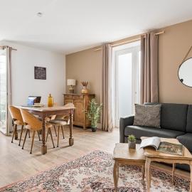 Appartement T2 dans des anciennes écuries、サン・ガルミエのホテル