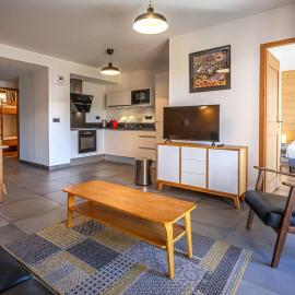 Confort moderne 2 chambres + coin montagne, 6 pers, proche pistes