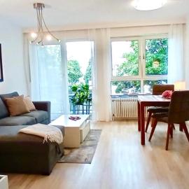 Studio apartment with balcony