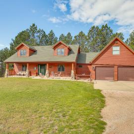 Furnished Deck, Black Hills View: 'Lazy U' Retreat