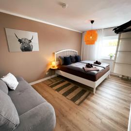 Sunset View - Design Apartment Hermannsblick, Parkplatz, Balkon