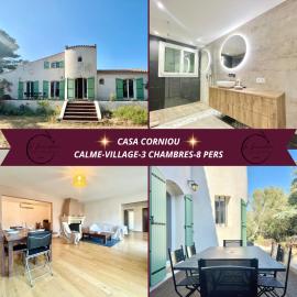 Casa Corniou - Calme, Village Provençal, 3 chambres, 2 SDB, 8 personnes, hótel í Cornillon-Confoux