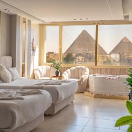 The Muse Pyramids Lodge, hotel en El Cairo