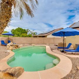 Spacious & Fenced Yard: Pet-Friendly Surprise Home