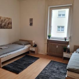 Gemütliches 3 Zimmer Apartment mit Küche und Garten, viešbutis mieste Bieber