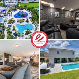 Gorgeous Home With Private Pool, Themed Rooms Near Disney With Waterpark & Resort Access At Encore Resort - 7687Ff