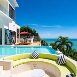 MQ女王海滨6 bedroom 别墅 免费婴儿床海景日出烧烤家庭适用, hotel in Koh Samui 