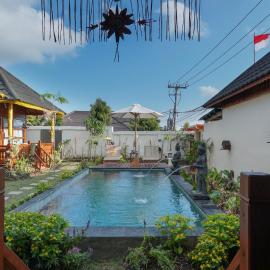 Orange wooden homestay