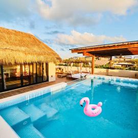 4 Bedroom Deluxe Penthouse with Private Roof Garden With Pool in Aldea Zama Tikal 17