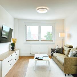 Charmante Wohnung in der Nähe von Neubrandenburg、Cölpinのホテル